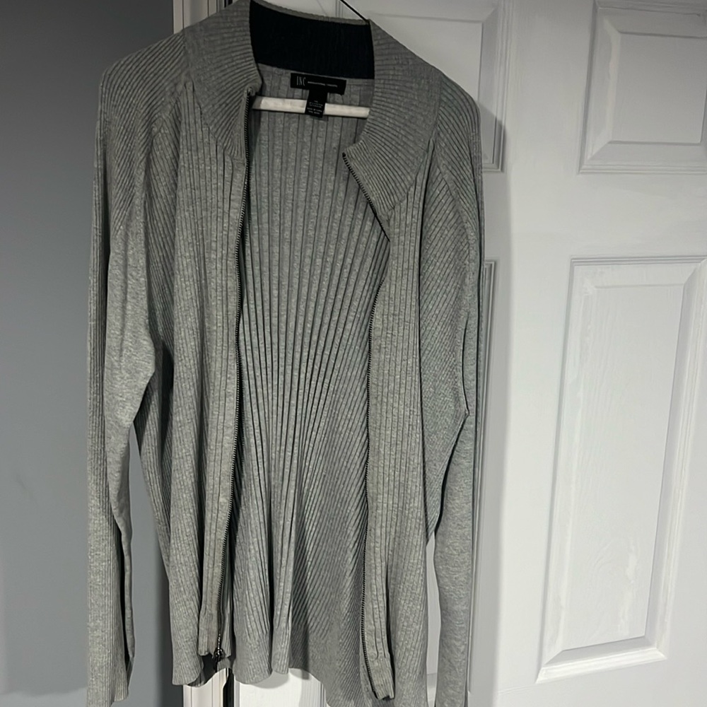 INC men’s jacket zip up size XL 36 size sleeve